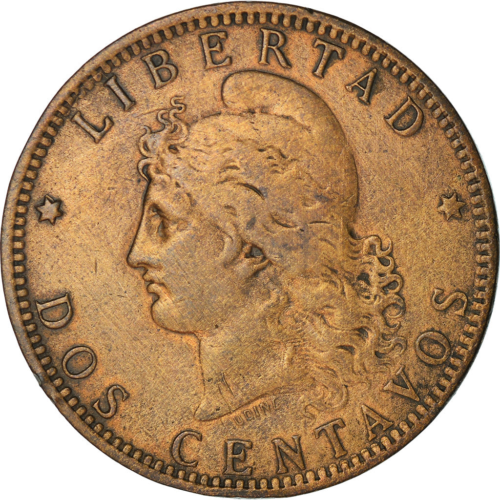 Coin, Argentina, 2 Centavos, 1891, VF(20-25), Bronze, KM:33