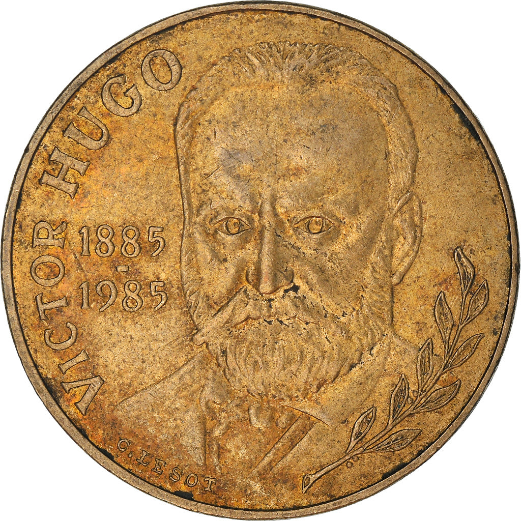 Coin, France, Victor Hugo, 10 Francs, 1985, Paris, VF(20-25), Nickel-Bronze