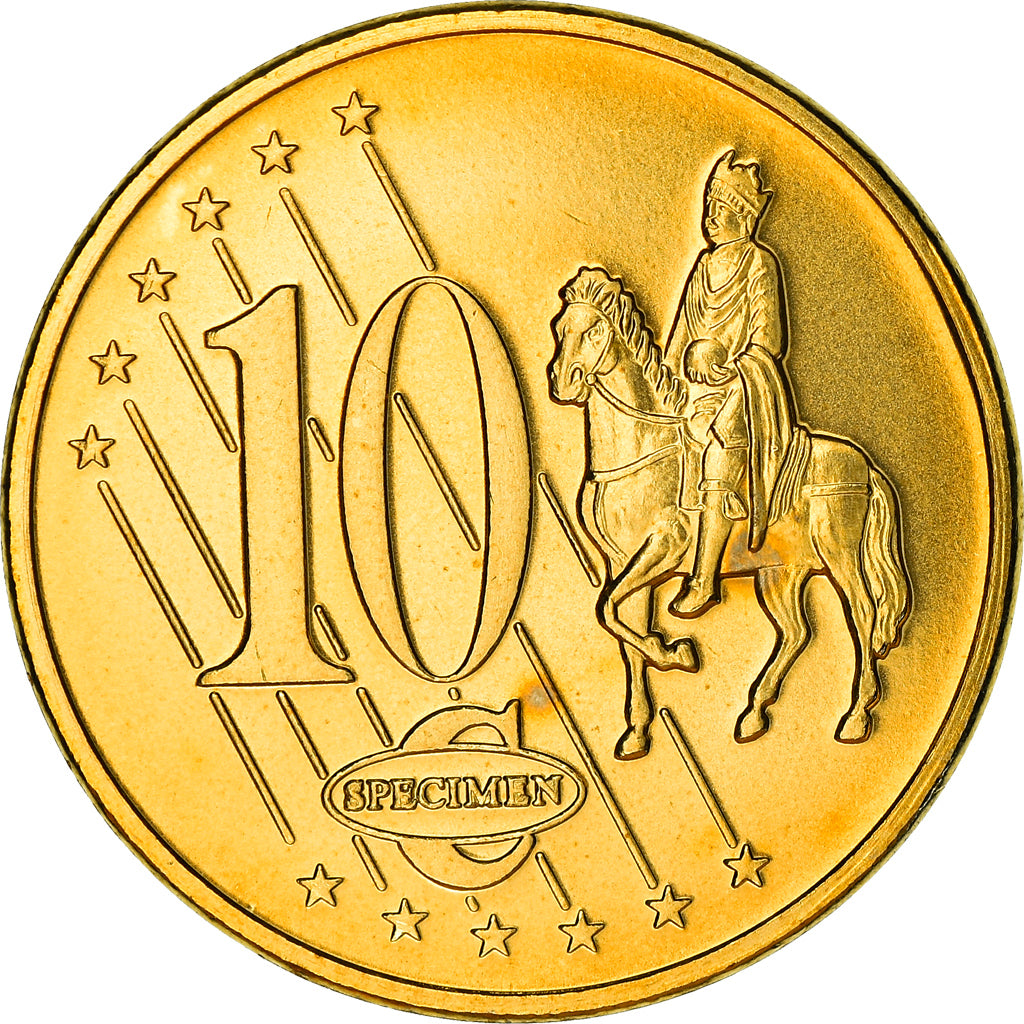 Watykan, 10 Centimes, 2006, unofficial private coin, MS(65-70), Bimetaliczny