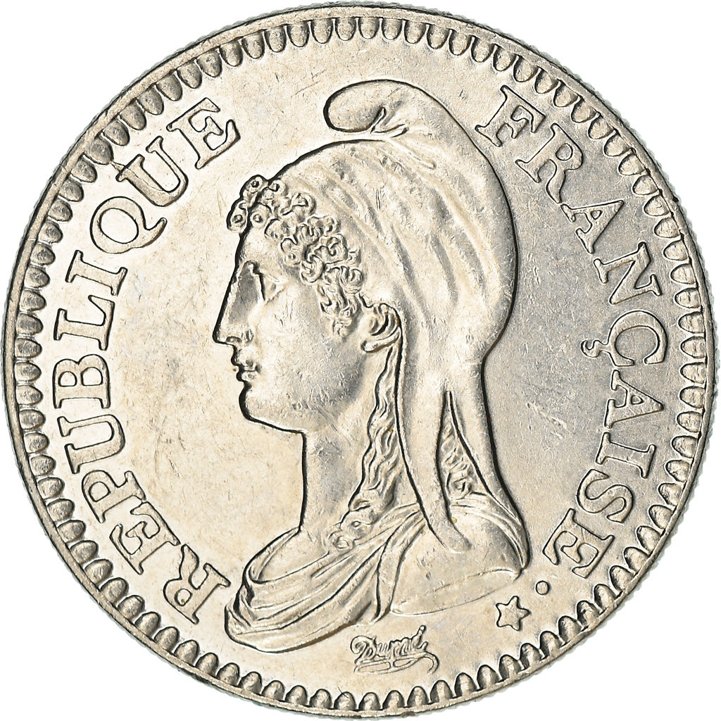 Coin, France, République, Franc, 1992, Paris, EF(40-45), Nickel, KM:1004.1