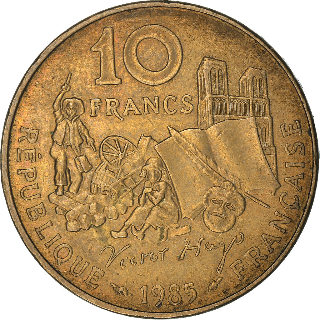 Monnaie, France, Victor Hugo, 10 Francs, 1985, TTB, Nickel-Bronze, Gadoury:819