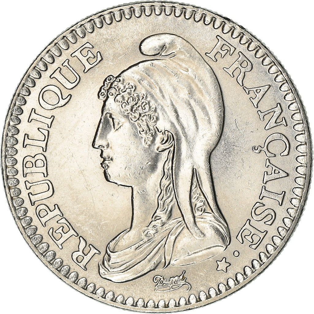 Moneda, Francia, République, Franc, 1992, Paris, MBC+, Níquel, KM:1004.1