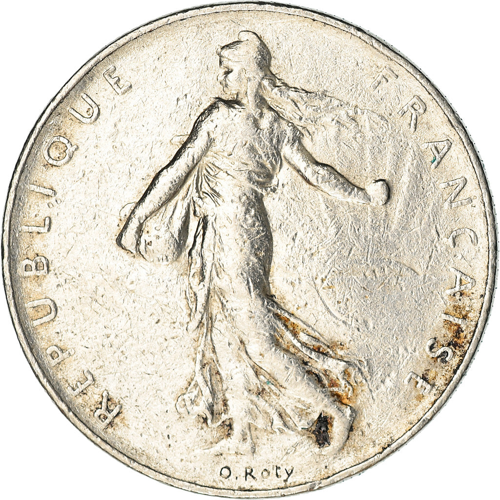 Münze, Frankreich, Semeuse, Franc, 1974, Paris, S+, Nickel, KM:925.1