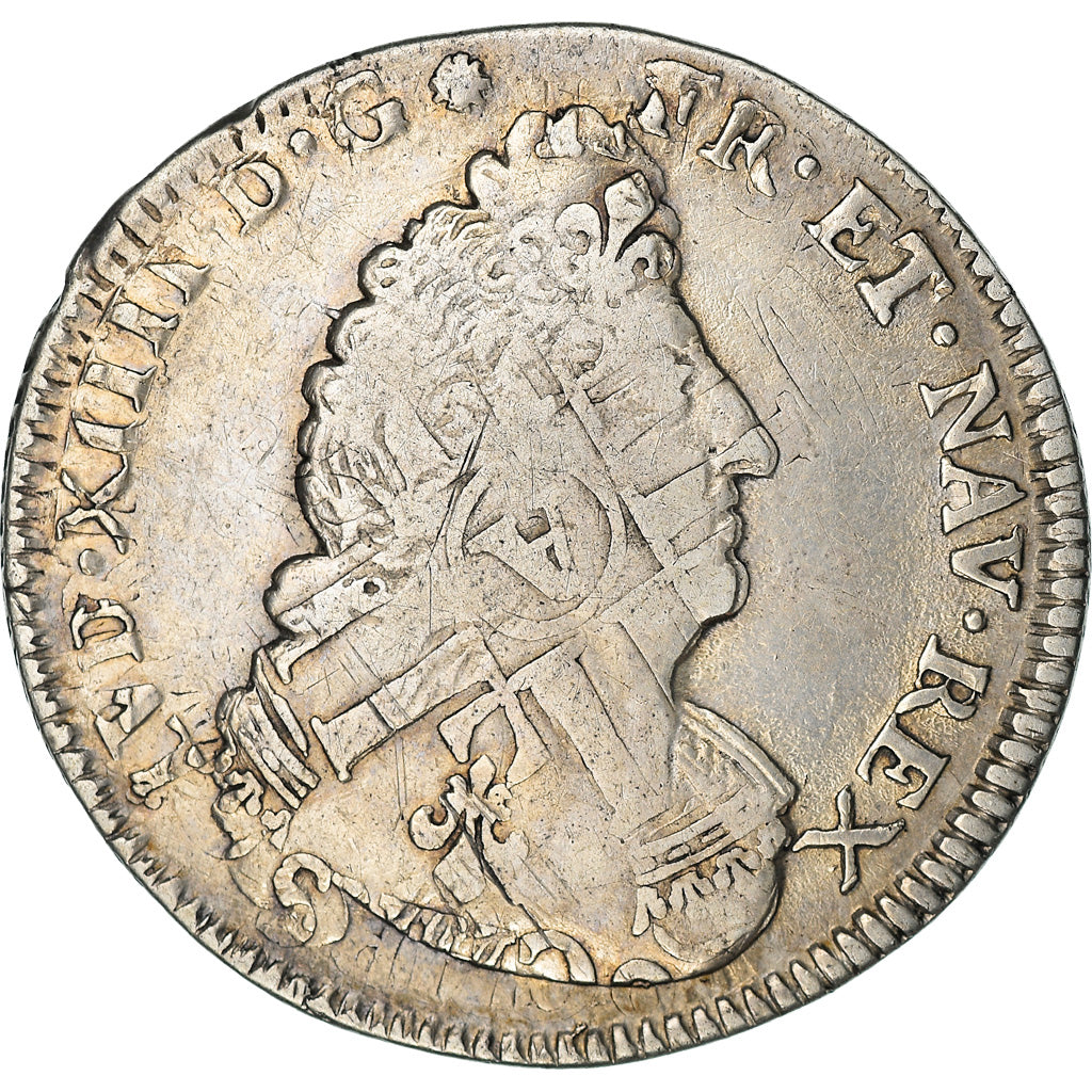 Moneta, Francja, Louis XIV, 1/4 Écu aux palmes, 1/4 Ecu, 1693, Reims