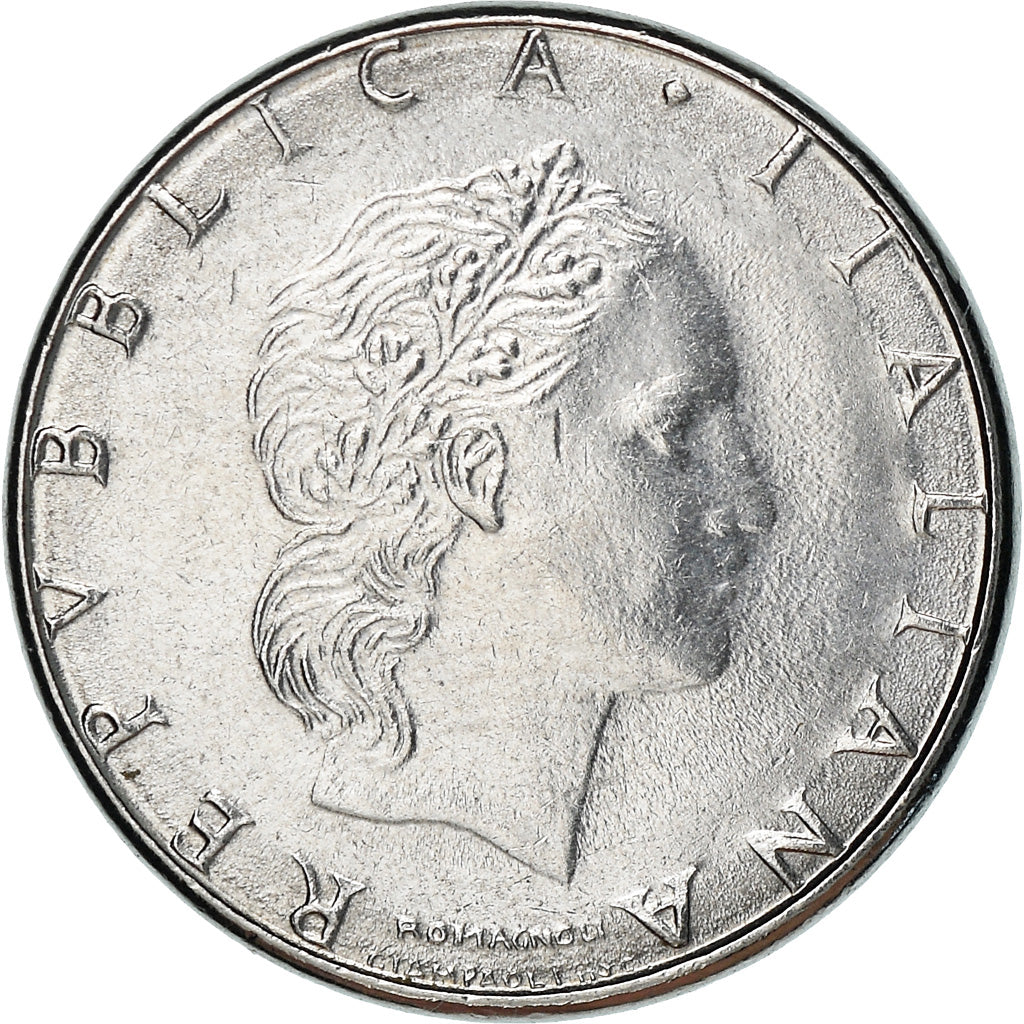 Coin, Italy, 50 Lire, 1990, Rome, Proof, MS(60-62), Copper-nickel, KM:183
