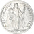 Moneda, Nueva Caledonia, 2 Francs, 1991, Paris, EBC, Aluminio, KM:14