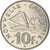 Moeda, Nova Caledónia, 10 Francs, 1986, Paris, AU(55-58), Níquel, KM:11