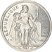 Coin, New Caledonia, 2 Francs, 1987, Paris, MS(63), Aluminum, KM:14