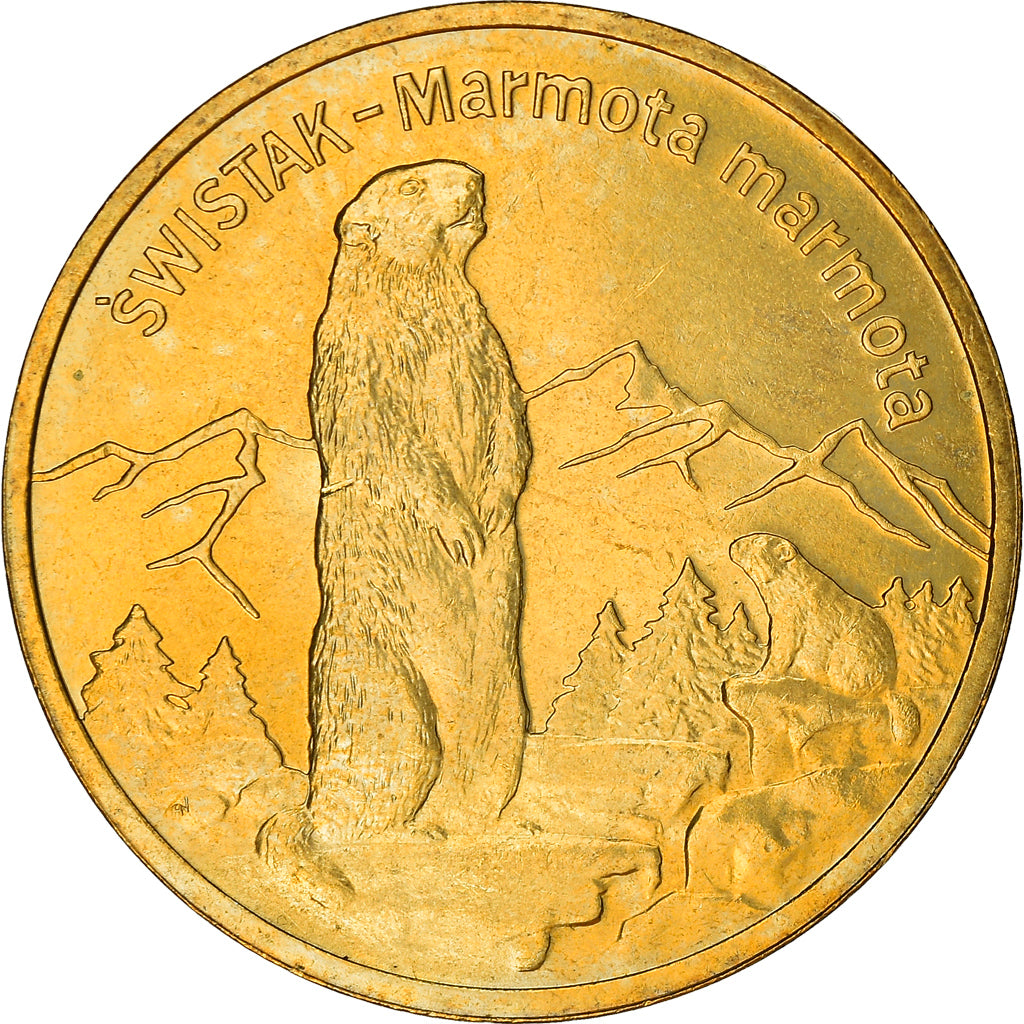 Coin, Poland, 2 Zlote, 2006, Warsaw, MS(63), Brass, KM:534
