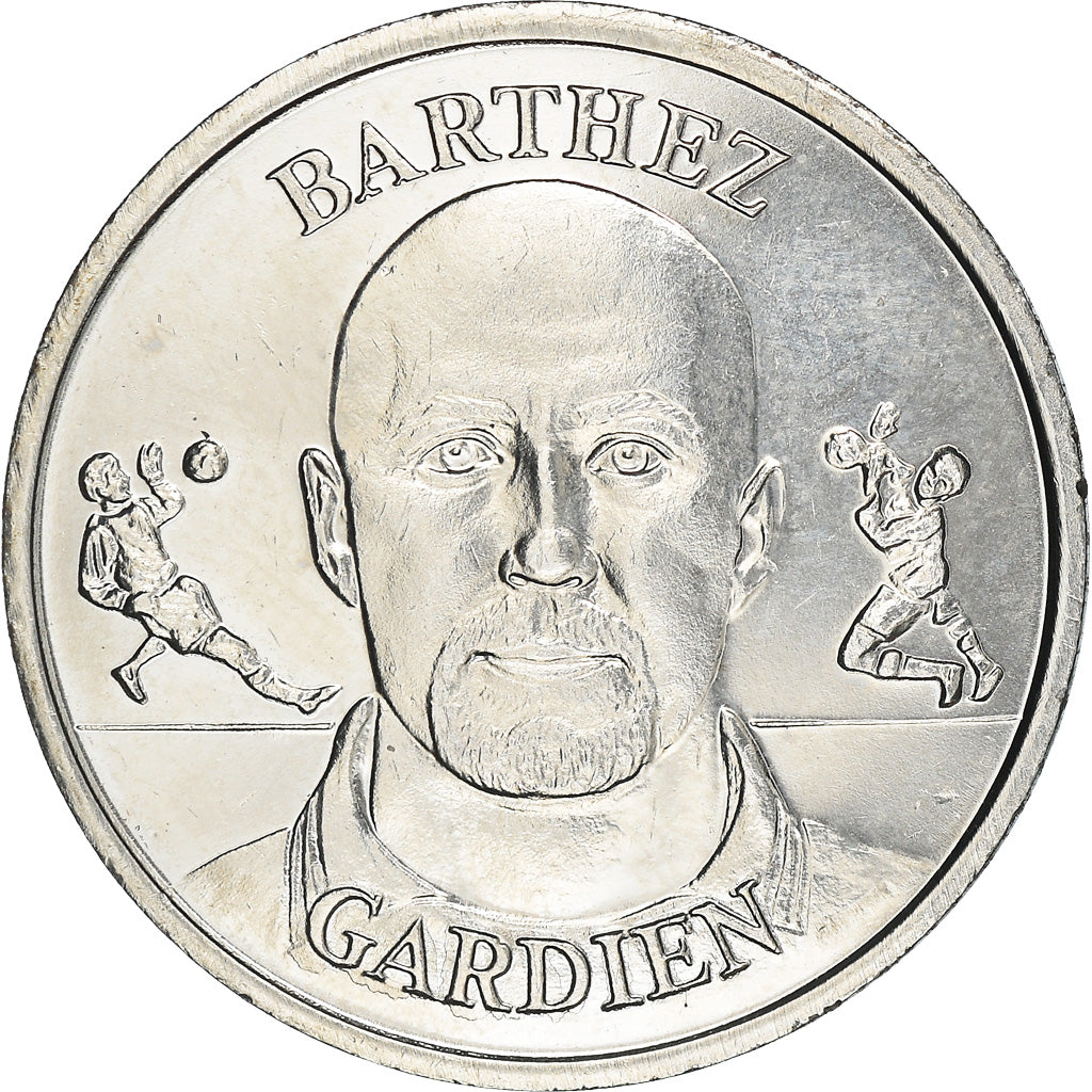 France, Jeton, Equipe de France de Football, Barthez, Gardien de but, Sports &