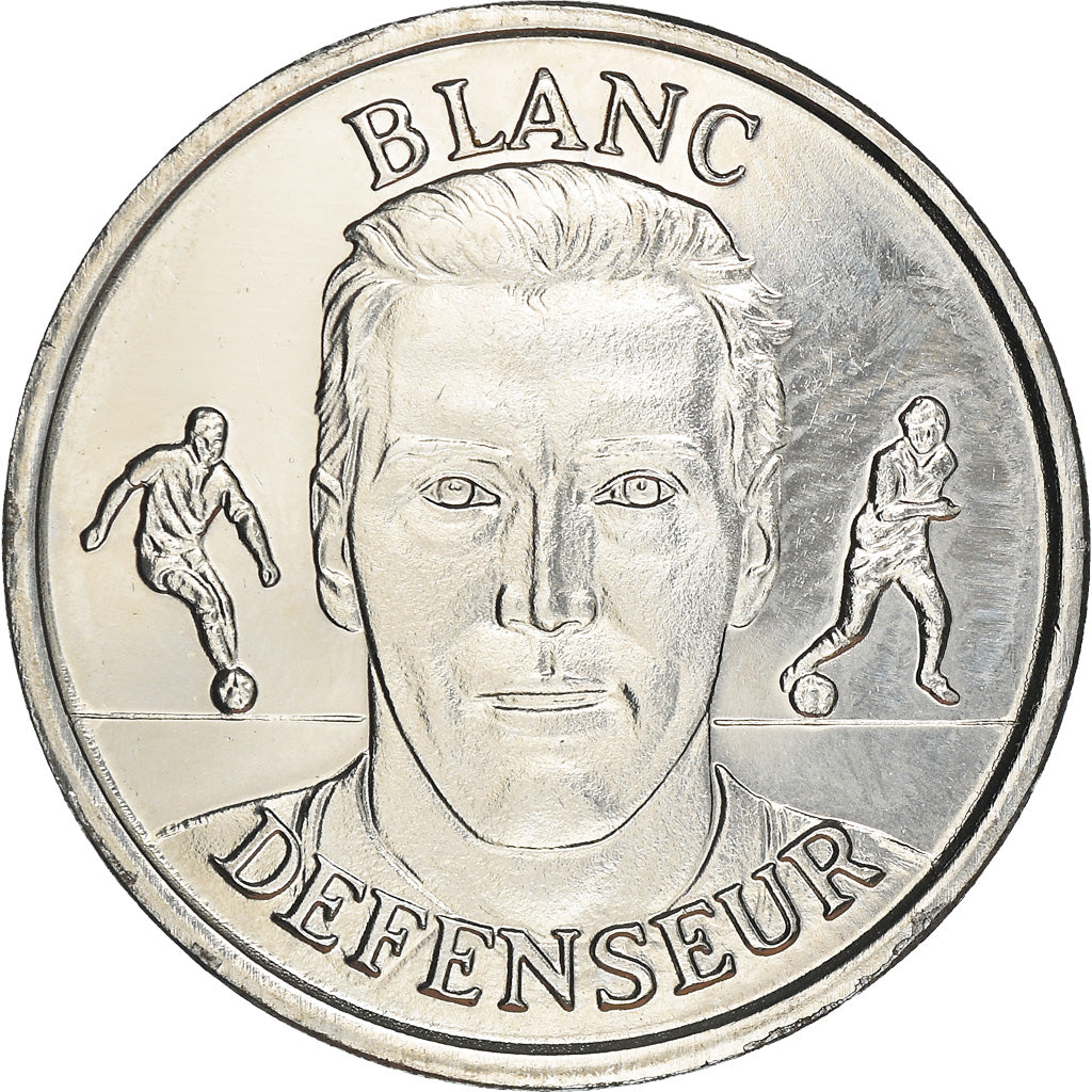Frankreich, Token, Equipe de France de Football, Blanc, défenseur, Sports &