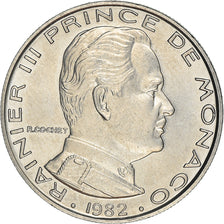 Coin, Monaco, Rainier III, Franc, 1982, MS(60-62), Nickel, KM:140