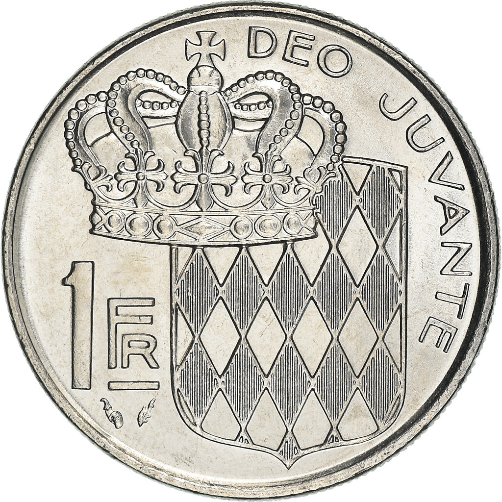 Coin, Monaco, Rainier III, Franc, 1982, MS(63), Nickel, KM:140
