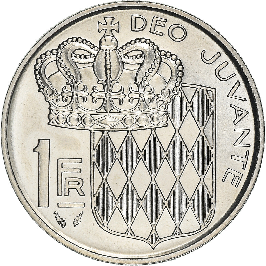 Coin, Monaco, Rainier III, Franc, 1982, MS(65-70), Nickel, KM:140