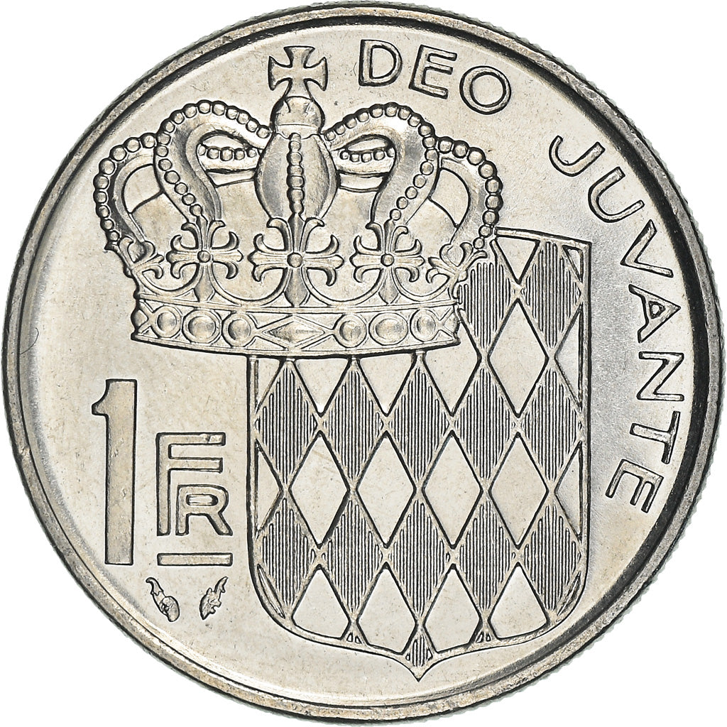Coin, Monaco, Rainier III, Franc, 1982, MS(64), Nickel, KM:140