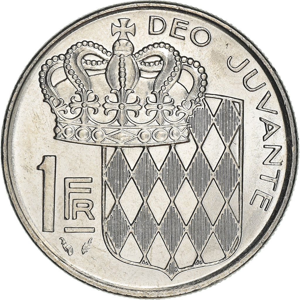 Coin, Monaco, Rainier III, Franc, 1982, MS(63), Nickel, KM:140