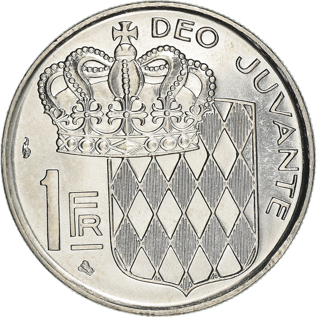 Coin, Monaco, Rainier III, Franc, 1995, Paris, MS(65-70), Nickel, KM:140