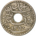 Coin, Tunisia, Ahmad Pasha Bey, 10 Centimes, 1931, Paris, EF(40-45)