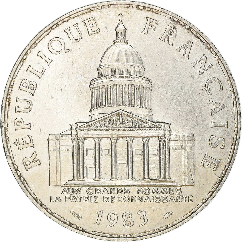 Coin, France, Panthéon, 100 Francs, 1983, Paris, MS(63), Silver, KM:951.1