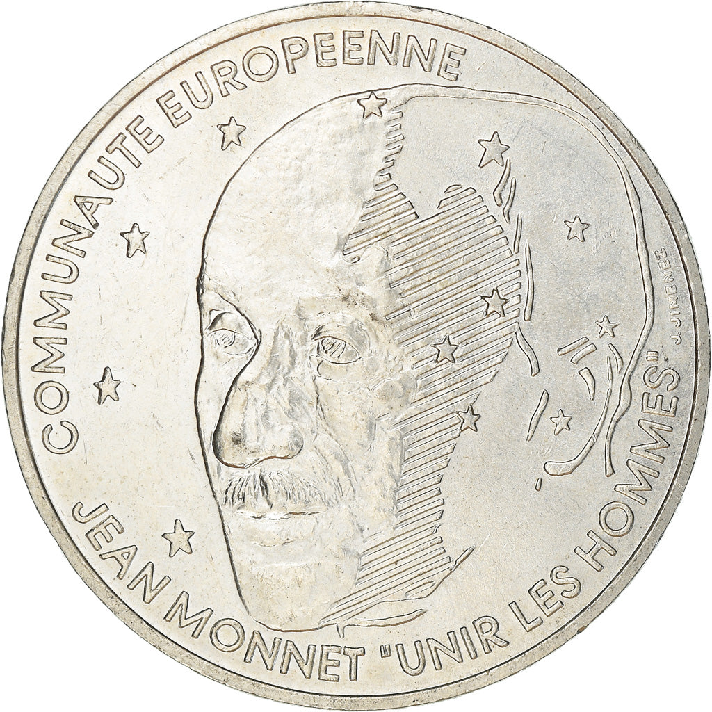 Monnaie, France, Jean Monnet, 100 Francs, 1992, Paris, SUP+, Argent