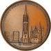 France, Medal, Société Française d'Archéologie, Monuments Historiques, 1977