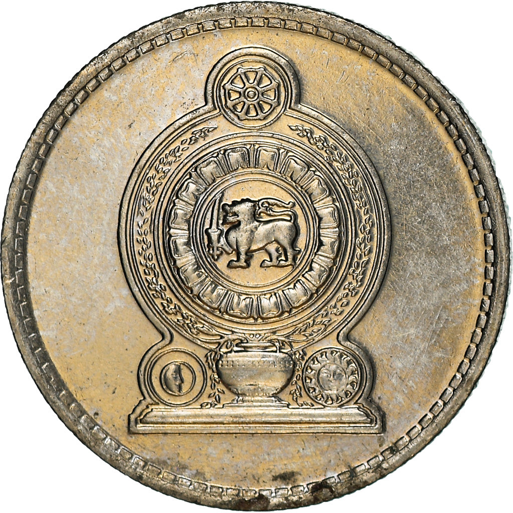 Coin, Sri Lanka, 25 Cents, 1991, MS(63), Copper-nickel, KM:141.2