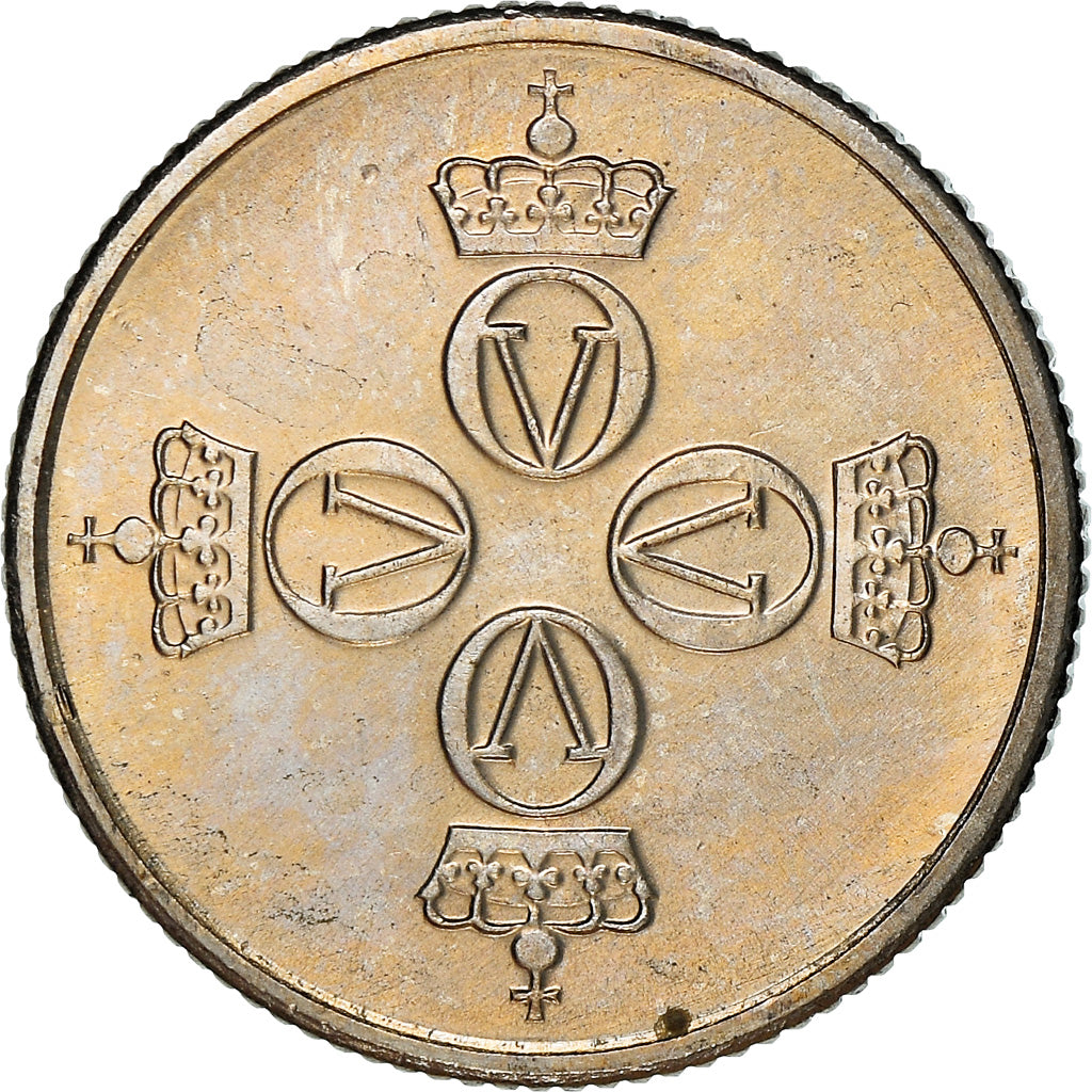 Münze, Norwegen, Olav V, 25 Öre, 1982, UNZ, Copper-nickel, KM:417