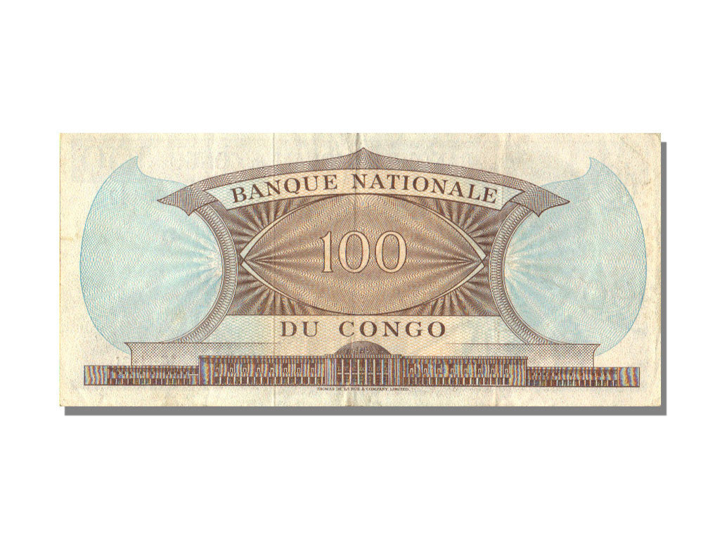 Geldschein, Congo Democratic Republic, 100 Francs, 1961, UNZ-