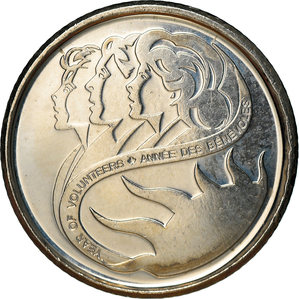 Coin, Canada, Elizabeth II, 10 Cents, 2001, Royal Canadian Mint, MS(64), Nickel