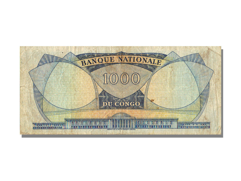 Banknote, Congo Democratic Republic, 1000 Francs, 1964, AU(50-53)