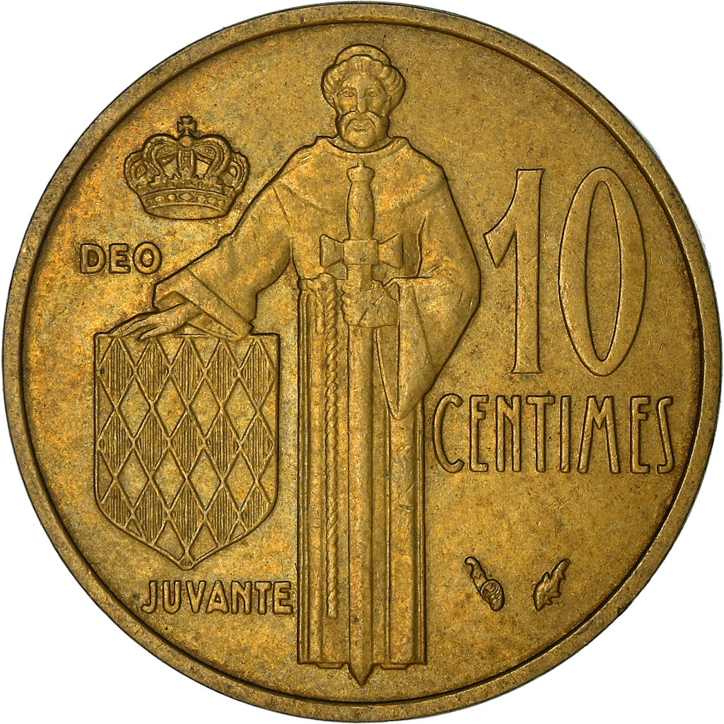 Münze, Monaco, Rainier III, 10 Centimes, 1979, S, Aluminum-Bronze, KM:142