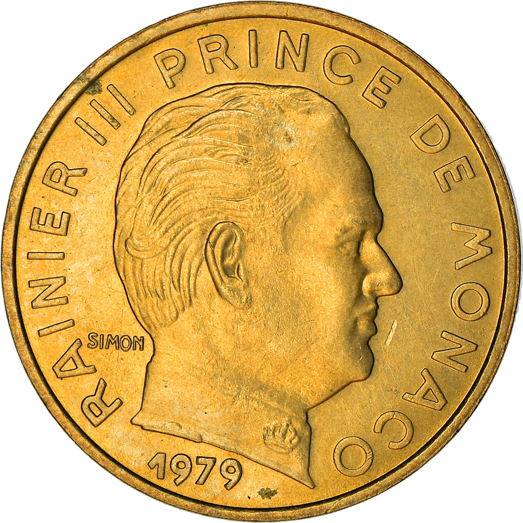 Monnaie, Monaco, Rainier III, 10 Centimes, 1979, TTB+, Aluminum-Bronze, KM:142