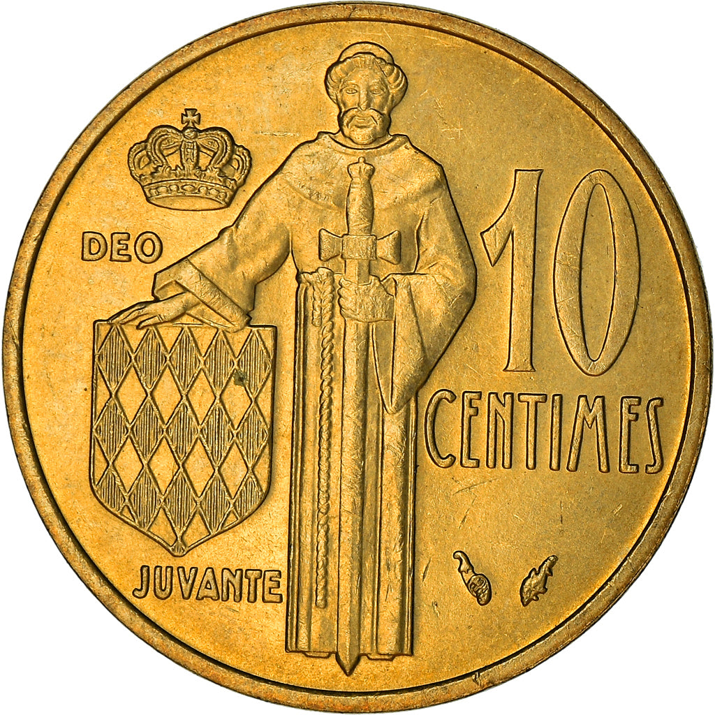 Monnaie, Monaco, Rainier III, 10 Centimes, 1979, TTB+, Aluminum-Bronze, KM:142