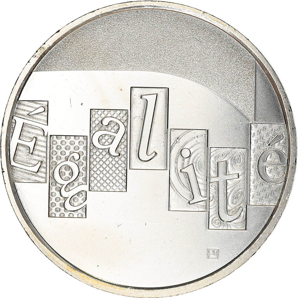 France, 5 Euro, Egalité, 2013, MS(64), Silver, Gadoury:EU646
