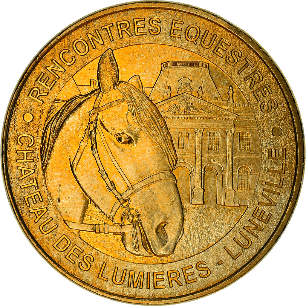 Francia, Token, Jetón turístico, Lunéville - Château des Lumières n°5