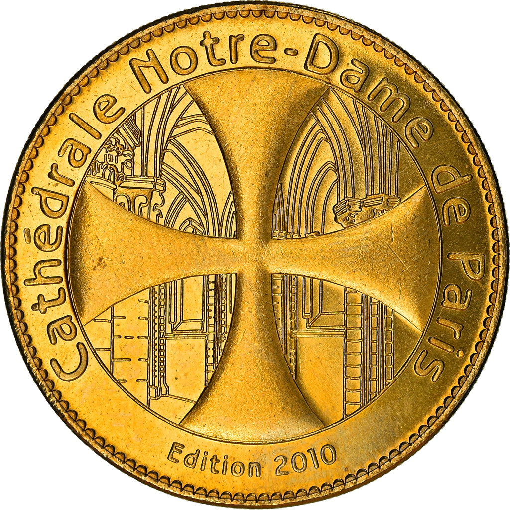France, Token, Touristic token, Paris - Cathédrale Notre Dame - Vierge à