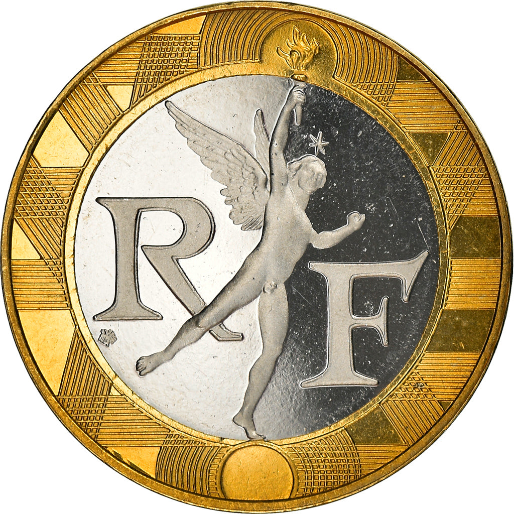 Coin, France, Génie, 10 Francs, 2001, Paris, BE, MS(65-70), Aluminum-Bronze
