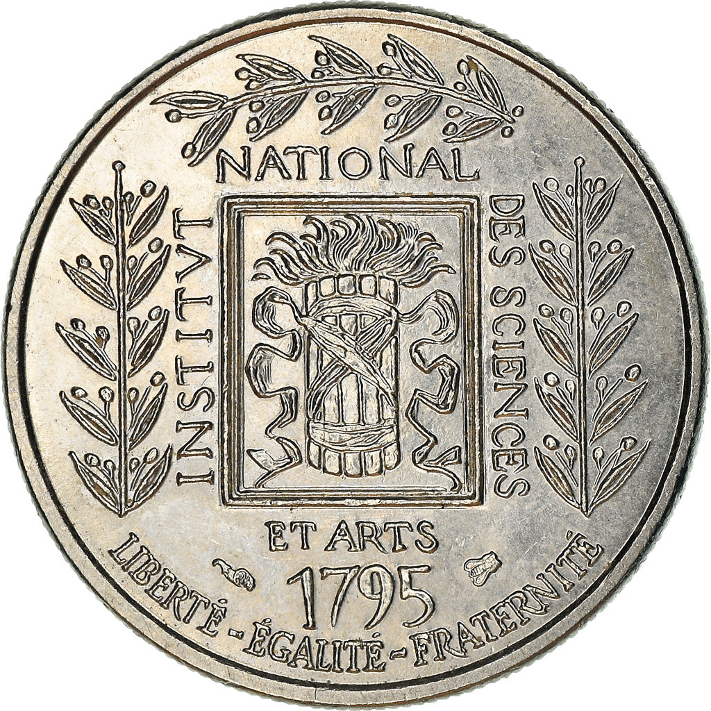 Coin, France, Institut, Franc, 1995, Paris, AU(55-58), Nickel, KM:1133