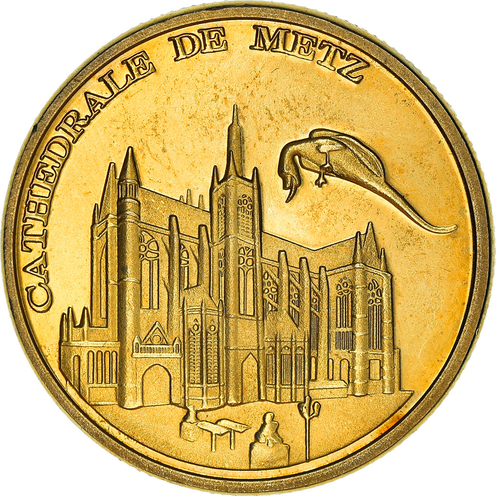 France, Jeton, Metz - Cathédrale, SPL, Cupro-nickel Aluminium