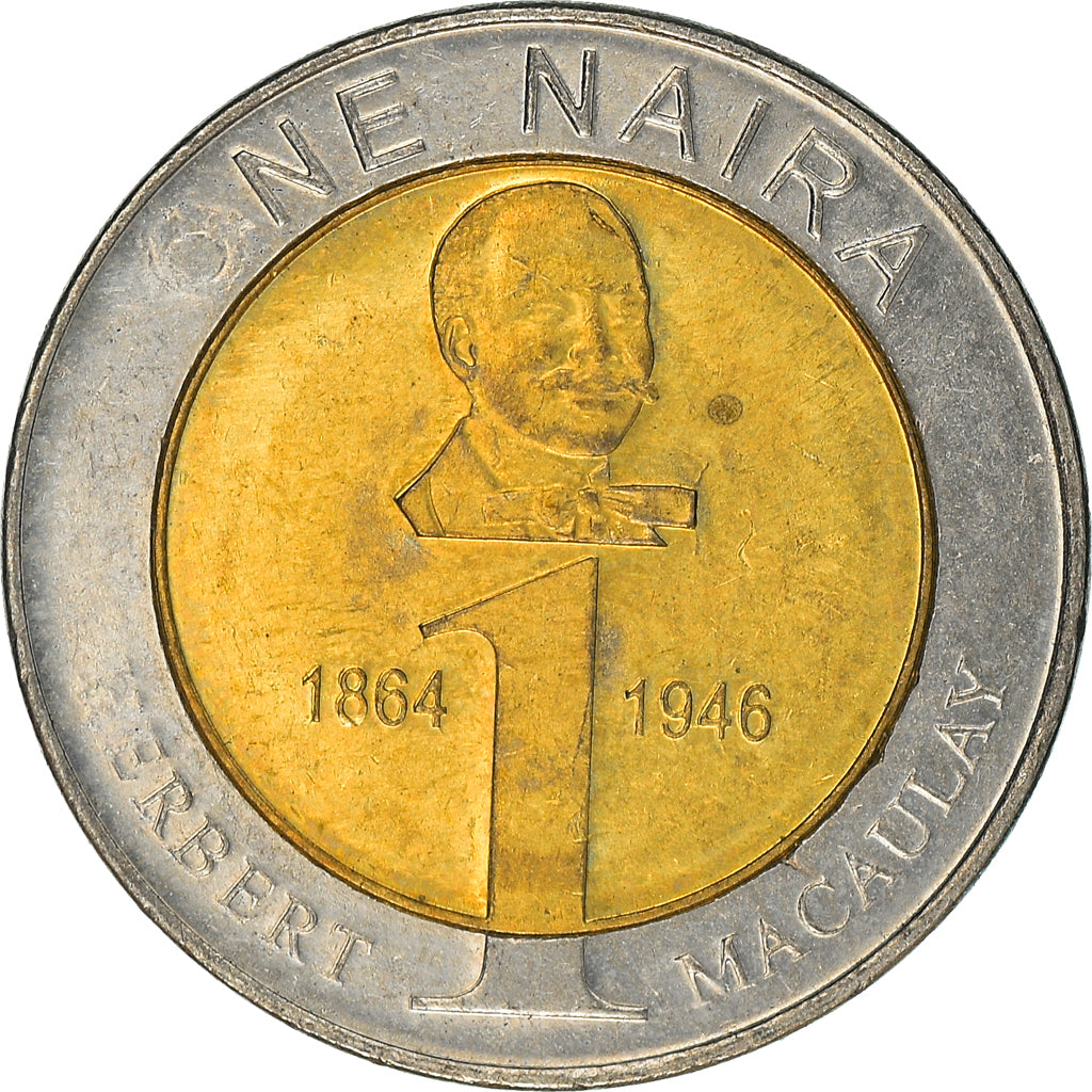 Monnaie, Nigéria, Naira, 2006, SPL, Bi-Metallic, KM:18