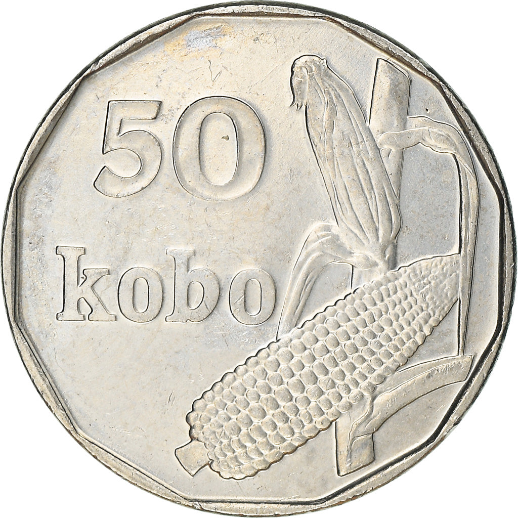 Monnaie, Nigéria, 50 Kobo, 2006, SPL, Nickel Clad Steel, KM:13.3