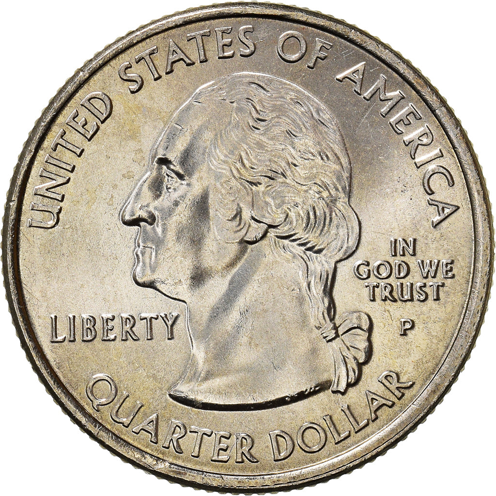 Moneda, Estados Unidos, Wyoming, 1890, Quarter, 2007, U.S. Mint, Philadelphia