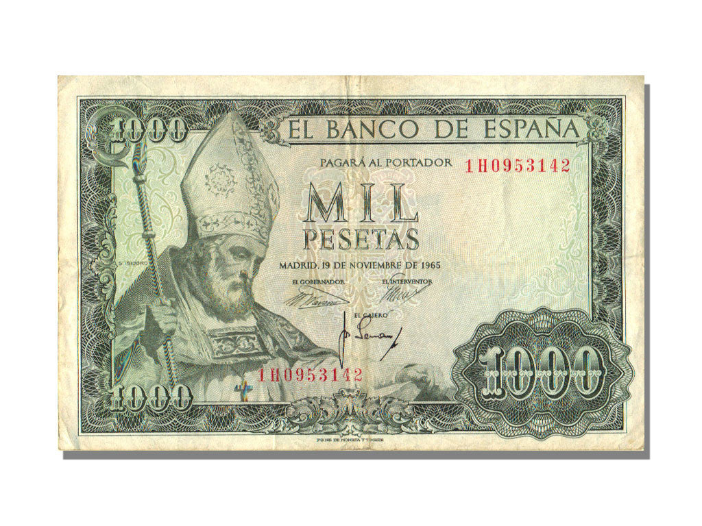 Billete, 1000 Pesetas, 1965, España, 1965-11-19, MBC