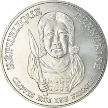 Coin, France, Clovis, 100 Francs, 1996, AU(55-58), Silver, KM:1180, Gadoury:953