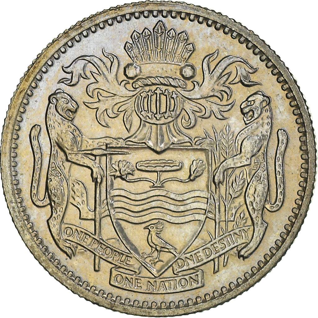 Coin, Guyana, 10 Cents, 1991, MS(64), Copper-nickel, KM:33