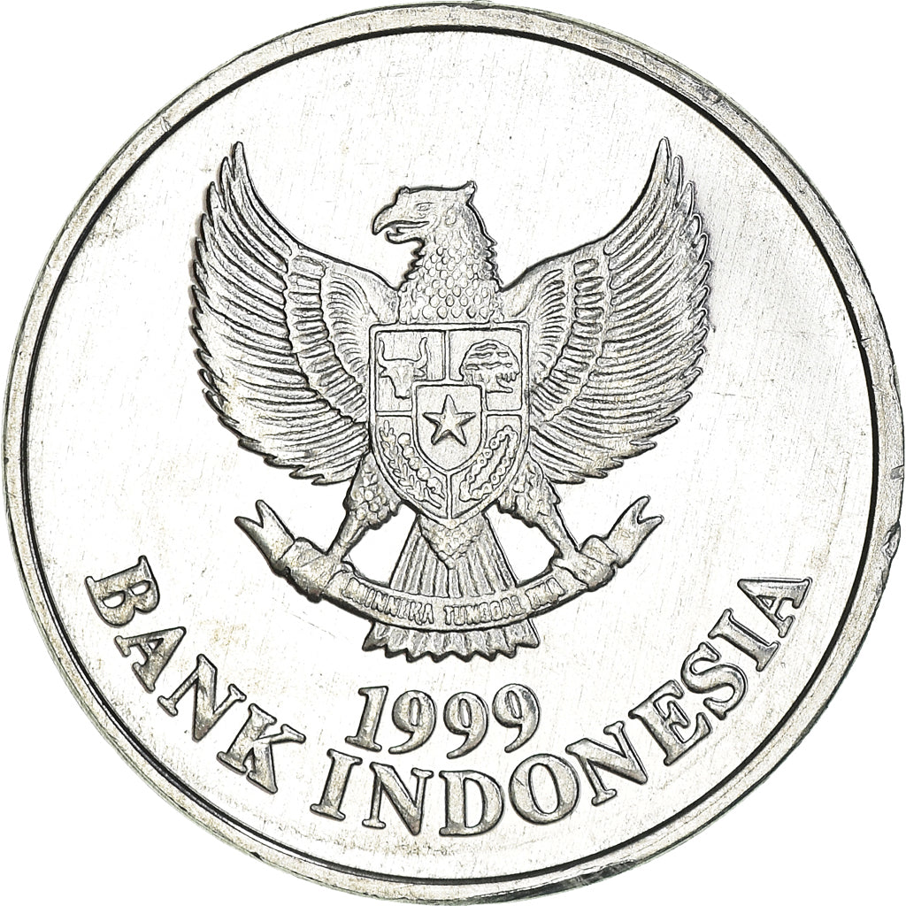 Coin, Indonesia, 100 Rupiah, 1999, MS(63), Aluminum, KM:61