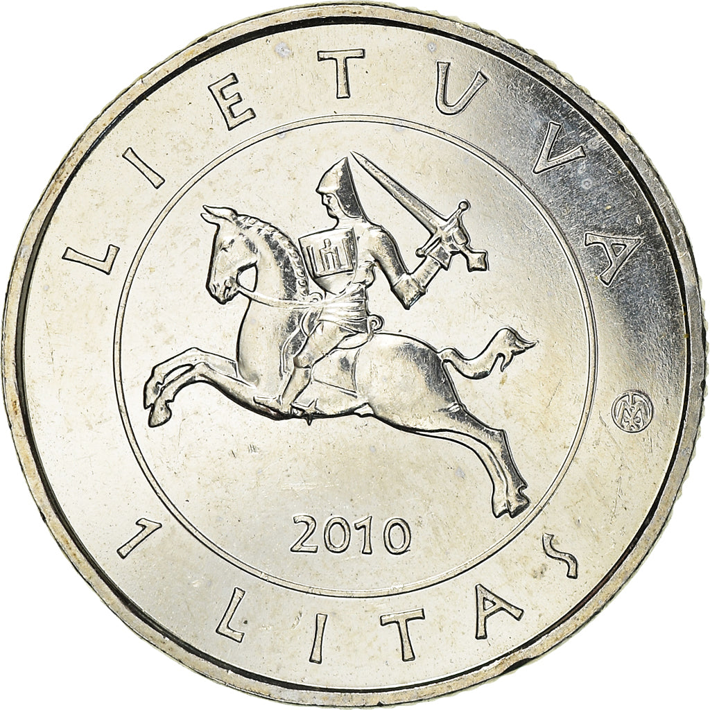 Coin, Lithuania, Litas, 2010, MS(63), Copper-nickel, KM:172
