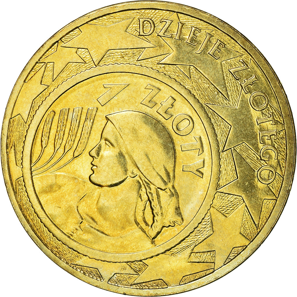 Moneda, Polonia, 2 Zlote, 2004, Warsaw, EBC+, Latón, KM:479