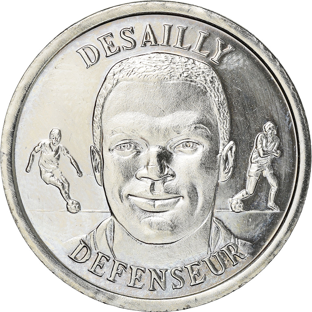 France, Jeton, Equipe de France de Football, Desailly, Défenseur, 1999, TTB+