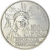Coin, France, Statue de la Liberté, 100 Francs, 1986, MS(63), Silver, KM:960a